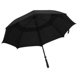 vidaXL Umbrelă, negru, 130 cm imagine