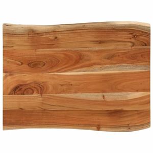 vidaXL Blat masă, 90x60x2, 5 cm dreptunghiular lemn acacia margine vie imagine