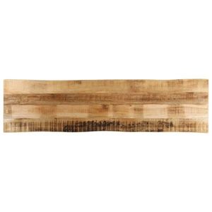 vidaXL Blat de masă contur organic 160x40x3, 8 cm lemn masiv mango brut imagine