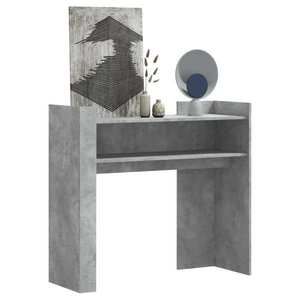 vidaXL Masă consolă, gri beton, 100x35x90 cm, lemn prelucrat imagine