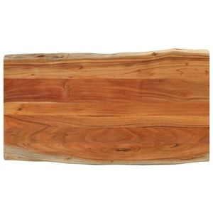 vidaXL Blat masă, 100x60x2, 5 cm dreptunghiular lemn acacia margine vie imagine
