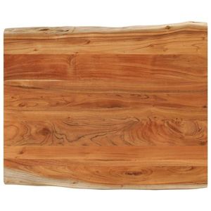 vidaXL Blat masă, 110x80x2, 5 cm dreptunghiular lemn acacia margine vie imagine