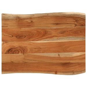 vidaXL Blat masă, 70x60x3, 8 cm, dreptunghiular lemn acacia margine vie imagine