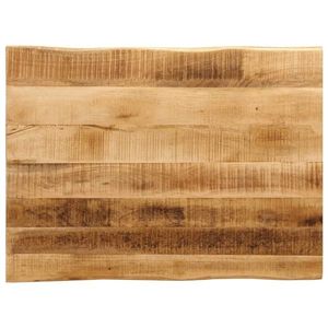 vidaXL Blat de masă contur natural 80x60x3, 8 cm lemn masiv mango brut imagine