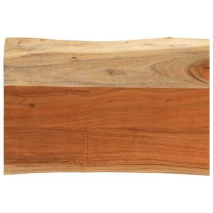 vidaXL Blat masă 70x40x3, 8 cm dreptunghiular lemn acacia margine vie imagine