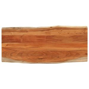 vidaXL Blat masă, 140x60x2, 5 cm dreptunghiular lemn acacia margine vie imagine