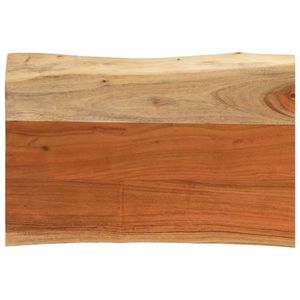 vidaXL Blat masă 50x40x3, 8 cm dreptunghiular lemn acacia margine vie imagine