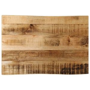 vidaXL Blat de masă contur organic 50x40x3, 8 cm lemn masiv mango brut imagine