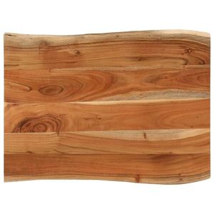 vidaXL Blat masă, 90x60x3, 8 cm, dreptunghiular lemn acacia margine vie imagine