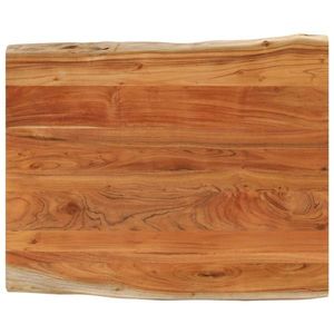 vidaXL Blat masă 110x80x3, 8 cm dreptunghiular lemn acacia margine vie imagine