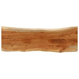 vidaXL Blat masă 120x40x3, 8 cm dreptunghiular lemn acacia margine vie imagine
