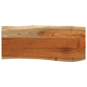 vidaXL Blat masă 100x40x3, 8 cm dreptunghiular lemn acacia margine vie imagine