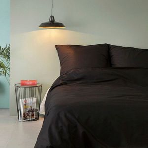 Lenjerie de pat pentru o persoana Single XL (DE), Black, Patik, Bumbac Ranforce imagine