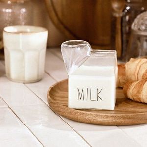 Cana servire lapte / latiera Milki, Homla, 350 ml, sticla borosilicata, transparent imagine