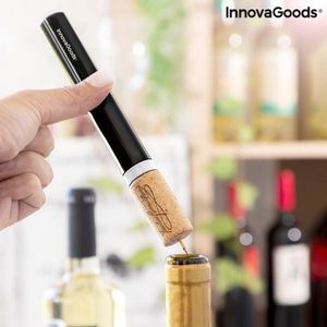 Tirbuson cu aer presurizat pentru vin Dewino InnovaGoods, 2 x 14 cm imagine