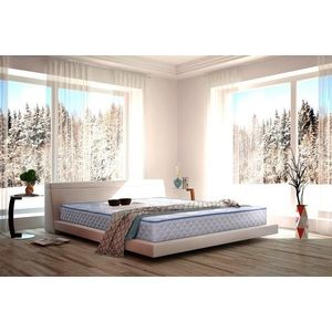 Saltea Ortopedica Ice Touch Memo Latex 90×200 cm, 7 zone, memory foam, latex, medie/ferma, anatomica, ergonomica imagine