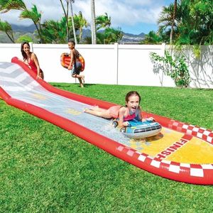 Pista gonflabila Mini Racing Fun, Intex, 561x119x76 cm, polivinil, multicolor imagine