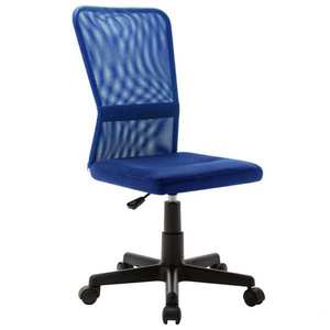 vidaXL Scaun de birou, albastru, 44x52x100 cm, plasă textilă imagine