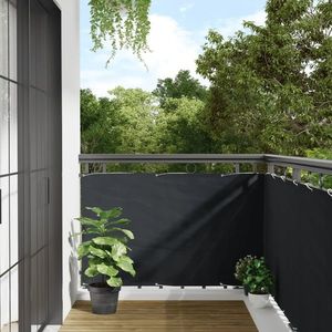 vidaXL Prelată balcon, material textil oxford, 90 x 400 cm, antracit imagine