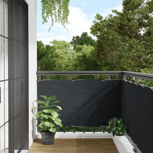 vidaXL Paravan de balcon, antracit, 300x75 cm, PVC imagine