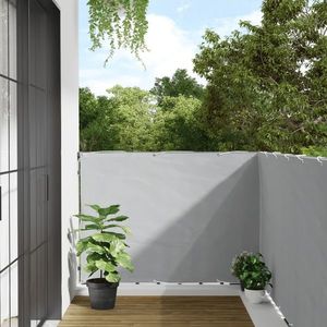 vidaXL Paravan de balcon, gri, 600x120 cm, PVC imagine