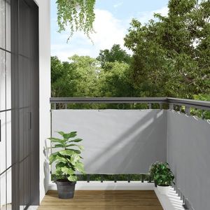 vidaXL Paravan de balcon, gri, 1000x75 cm, PVC imagine