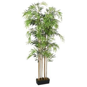 vidaXL Arbore din bambus artificial 730 de frunze 120 cm verde imagine