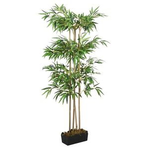 vidaXL Arbore din bambus artificial 1216 de frunze 180 cm verde imagine