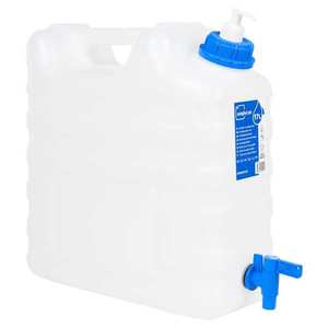 vidaXL Recipient de apă cu robinet și dozator de săpun, 17 L, plastic imagine