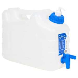 vidaXL Recipient de apă cu robinet și dozator de săpun, 12 L, plastic imagine