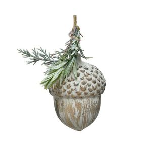 Decoratiune Pinecone, Decoris, 5.5x8.5 cm, MDF, maro imagine