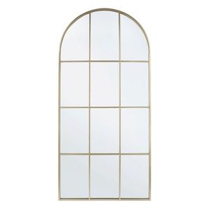 Oglinda decorativa Nucleos, Bizzotto, 80 x 170 cm, otel/MDF/sticla, auriu imagine
