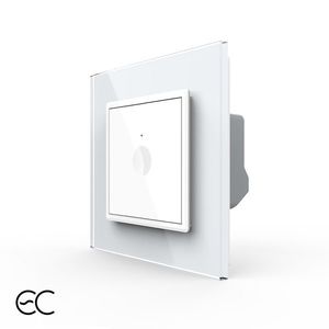 Intrerupator Simplu cu Touch LIVOLO cu Rama din Sticla – Protocol ZigBee EC imagine