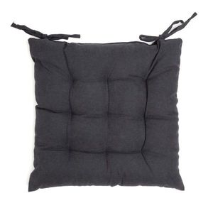 Perna pentru scaun Asam, Homla, 40x40 cm, poliester, negru imagine