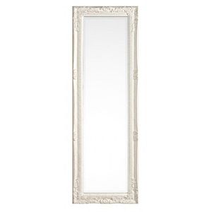 Oglinda decorativa, Miro, Bizzotto, 42x132 cm, lemn de paulownia, alb imagine