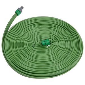 vidaXL Furtun pentru stropit cu 3 tuburi, verde, 22, 5 m, PVC imagine