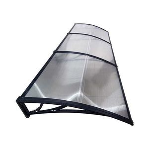 Copertina de usa, negru transparent, accesorii montaj inclus, Maprofi - 360x100 cm imagine