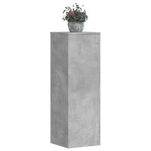 vidaXL Suporturi plante 2 buc. gri beton 33x33x100 cm lemn prelucrat imagine