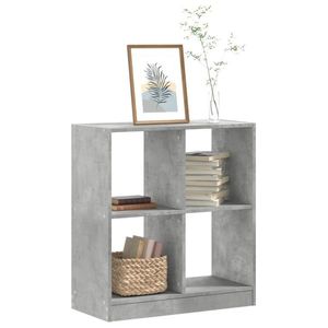 vidaXL Bibliotecă, gri beton, 68, 5x32x75 cm, lemn prelucrat imagine