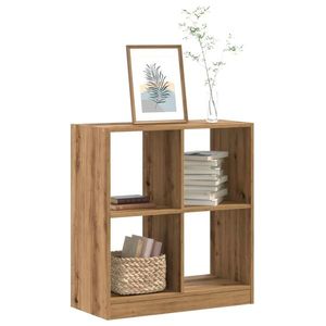 vidaXL Bibliotecă, stejar artizanal, 68, 5x32x75 cm, lemn prelucrat imagine