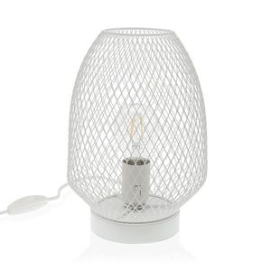 Lampa de masa White, Versa, 1 x E27, 60W, 18x27 cm, metal imagine