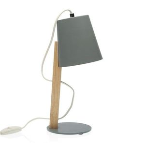 Lampa de masa Gloria, Versa, 1 x E14, 25W, 16.5x13x34 cm, lemn imagine