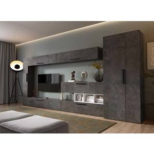 Living Pati 216 - Mobila Sufragerie Gri Beton imagine