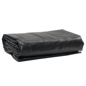 vidaXL Prelată, negru, 5x7 m, 650 g/m² imagine