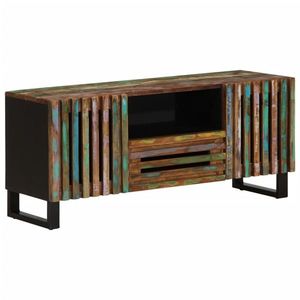 vidaXL Dulap TV, 100x34x46 cm, lemn masiv de acacia imagine