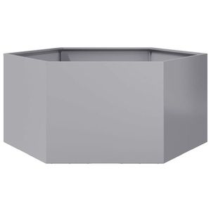 vidaXL Jardinieră de grădină 104x90x45 cm oțel galvanizat hexagonal imagine