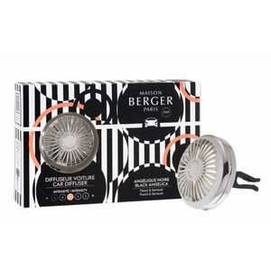 Set odorizant masina Maison Berger Illusion Silver + rezerva ceramica Angelique Noire imagine