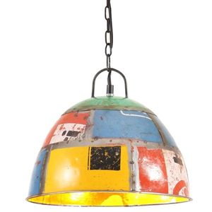 vidaXL Lustră industrială vintage, 25 W, multicolor, rotund, 31 cm E27 imagine