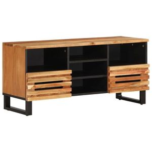 vidaXL Dulap TV, 100x34x46 cm, lemn masiv de acacia imagine