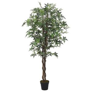 vidaXL Arbore de arțar artificial 224 de frunze 80 cm verde imagine